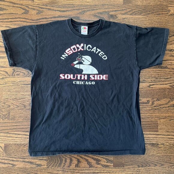 Fruit of the Loom Men's Black T-shirt - Picture 1 of 3
